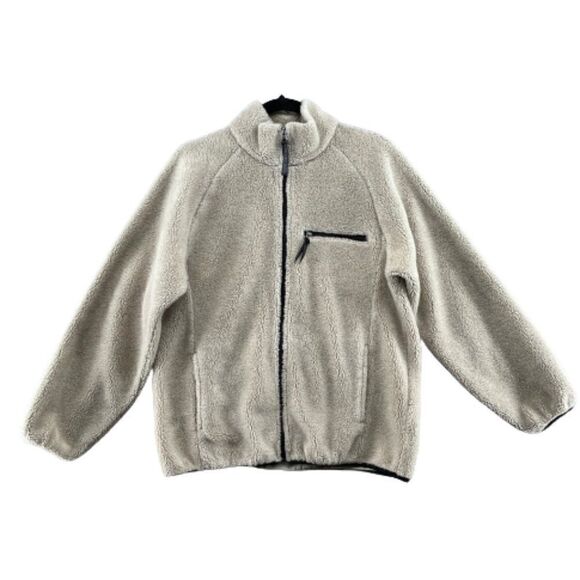 Land’s End Sherpa Fleece Jacket Size Medium - Picture 1 of 16